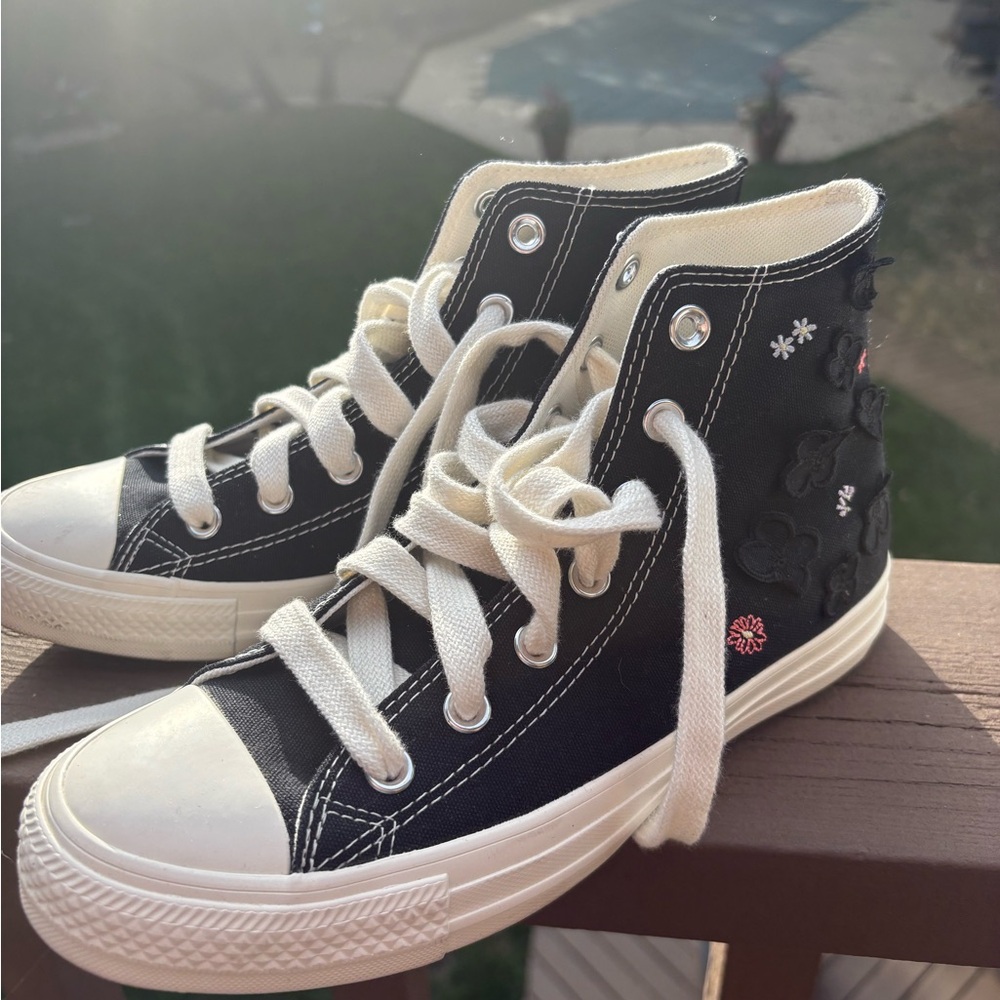 Black High-Top Shoes